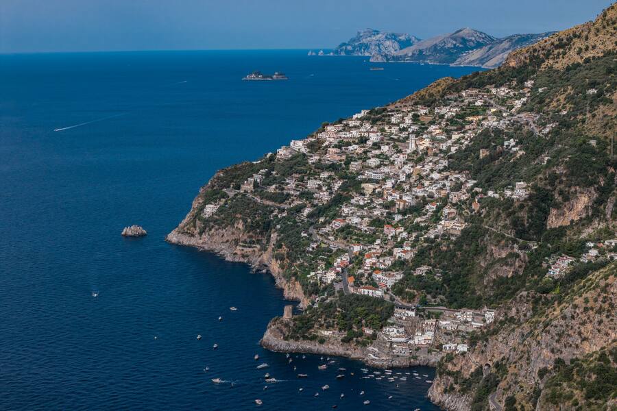 The Amalfi Coast: the lords upon the heights, the humble upon the sea.